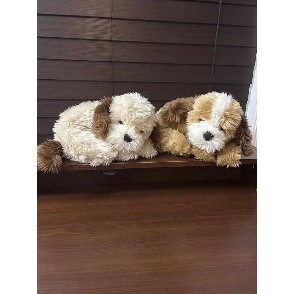 Vintage 1980's Lot Chosun International Plush Realistic Dog
